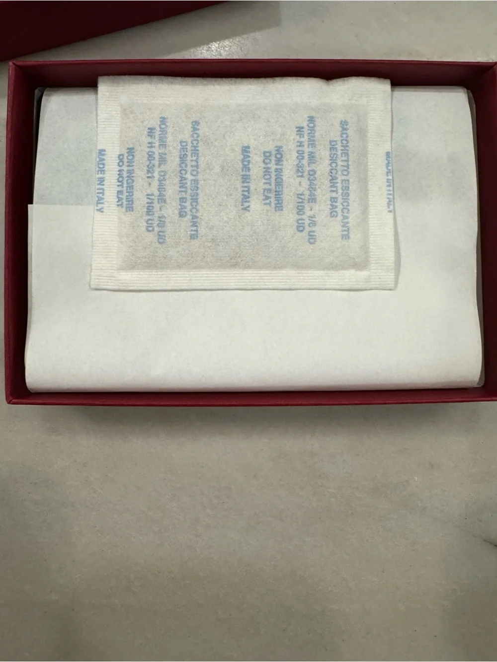 Salvatore Ferragamo Black and Red Leather Card Holder with Silver Gancio